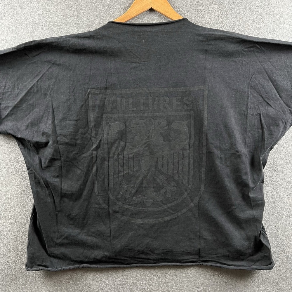 Kanye West Yeezy Vultures Shirt Official Merch Size 2 Black Album Promo Crop Top - Picture 10 of 12